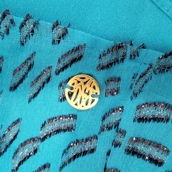 Lilly Pulitzer dressy v-neck silk tank sz XXS - Picture 8 of 8